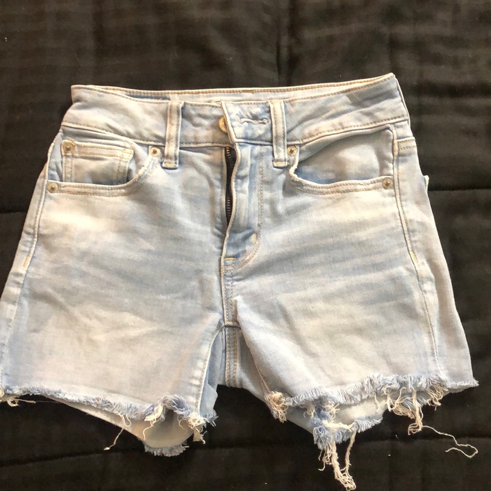 American eagle high waisted jeans shorts
